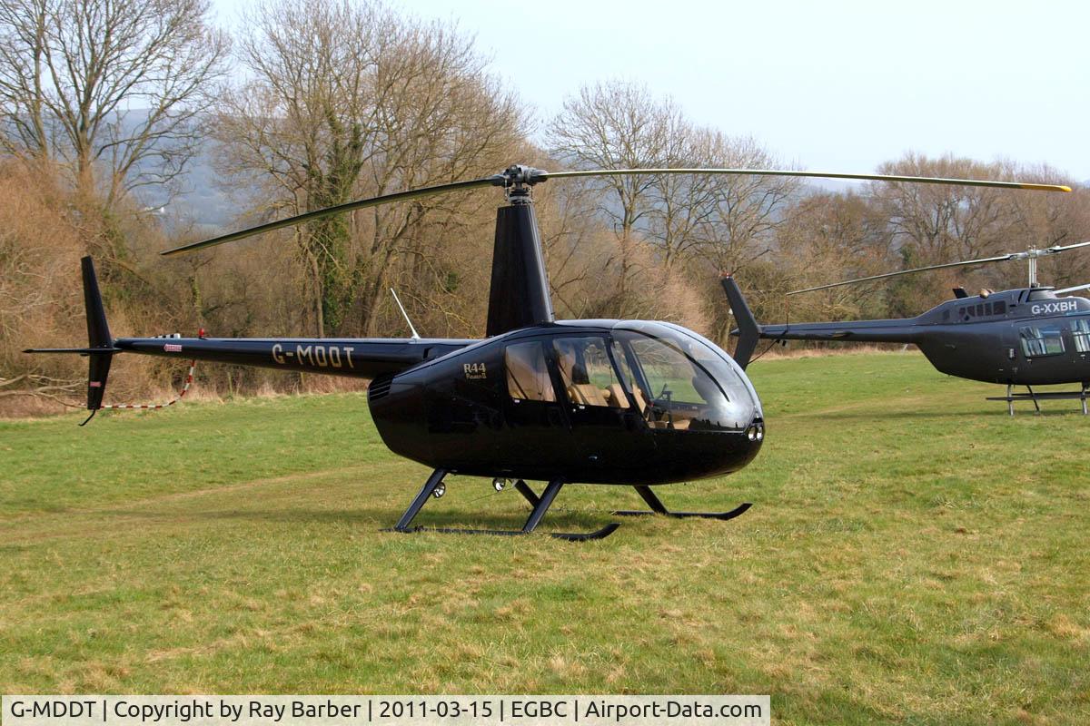 G-MDDT, 2006 Robinson R44 Raven II C/N 11474, Robinson R-44 Raven II [11474] Cheltenham Racecourse~G 15/03/2011