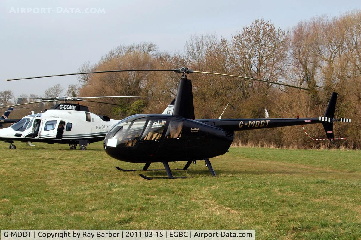 G-MDDT, 2006 Robinson R44 Raven II C/N 11474, Robinson R-44 Raven II [11474] Cheltenham Racecourse~G 15/03/2011