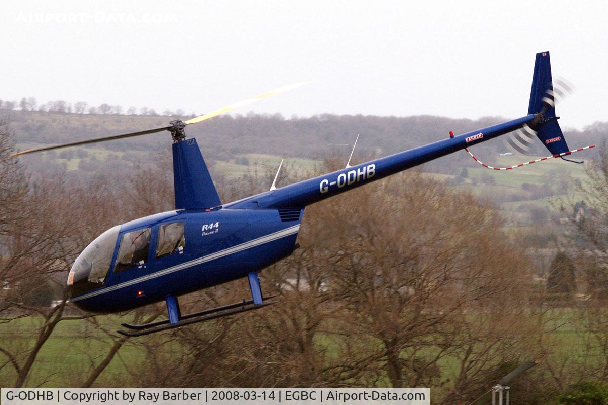 G-ODHB, 2005 Robinson R44 Raven II C/N 10985, Robinson R-44 Raven II [10985] Cheltenham Racecourse~G 14/03/2008