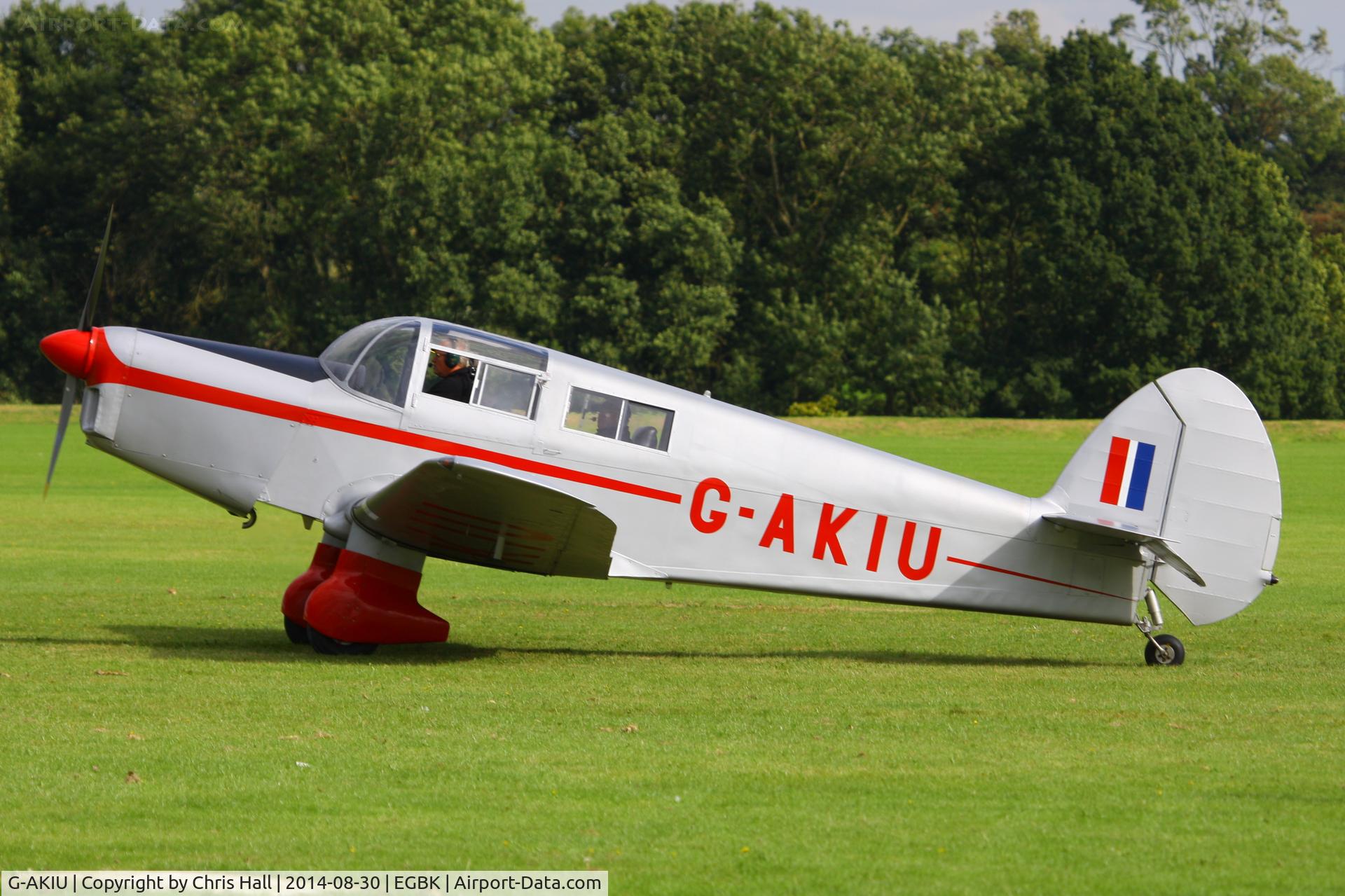G-AKIU, 1948 Percival P-44 Proctor 5 C/N AE129, at the LAA Rally 2014, Sywell