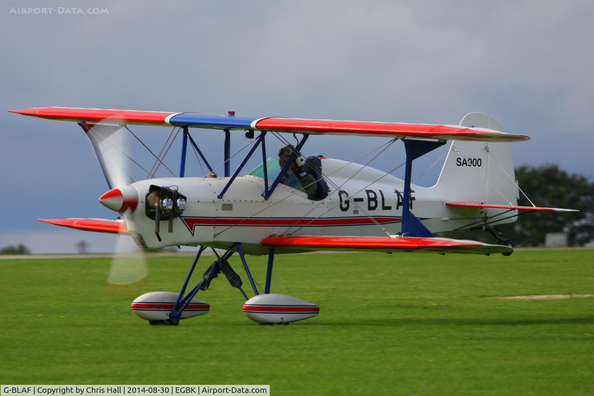 G-BLAF, 1987 Stolp SA-900 V-Star C/N PFA 106-10651, at the LAA Rally 2014, Sywell