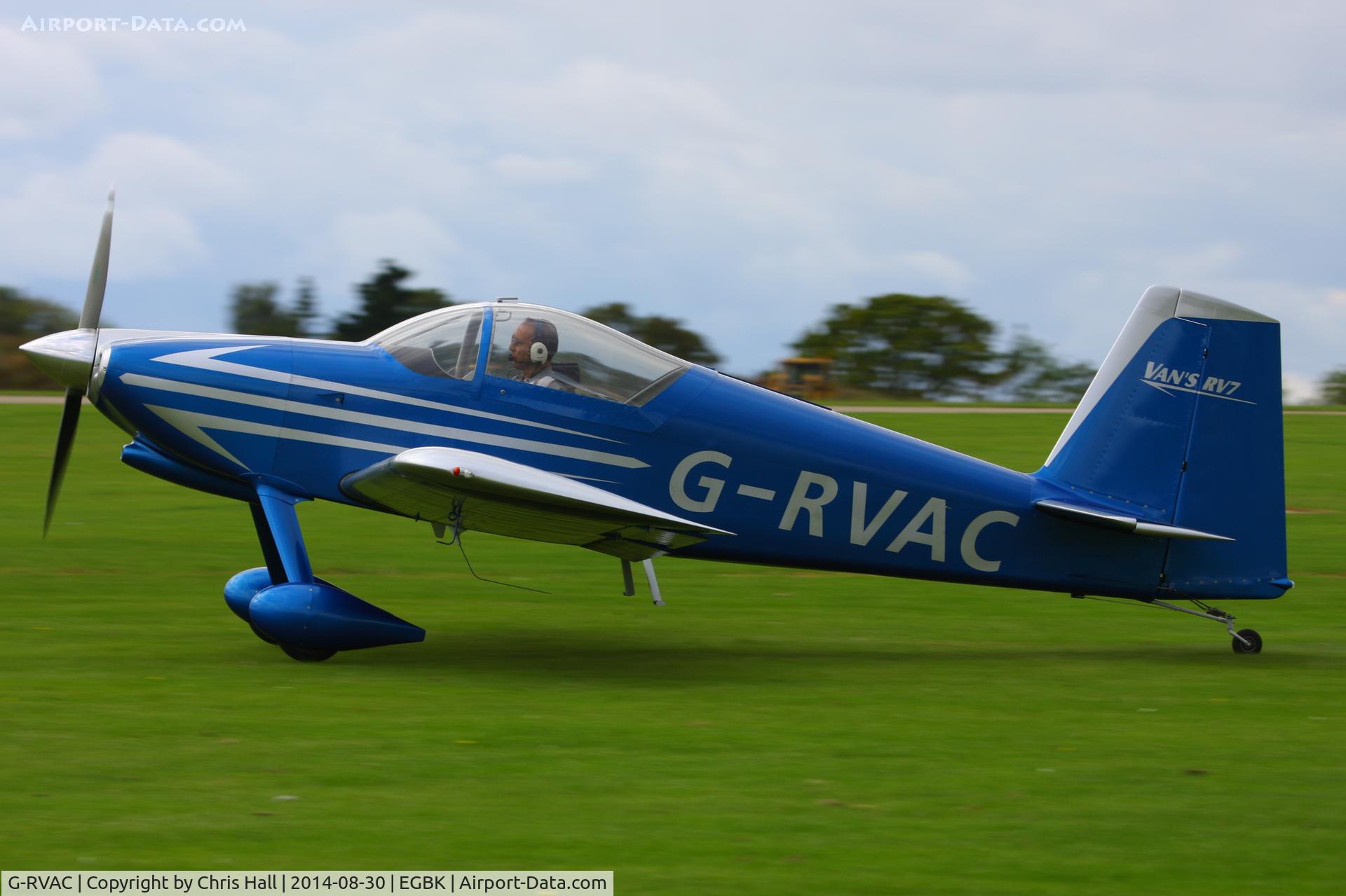 G-RVAC, 2005 Vans RV-7 C/N PFA 323-14445, at the LAA Rally 2014, Sywell