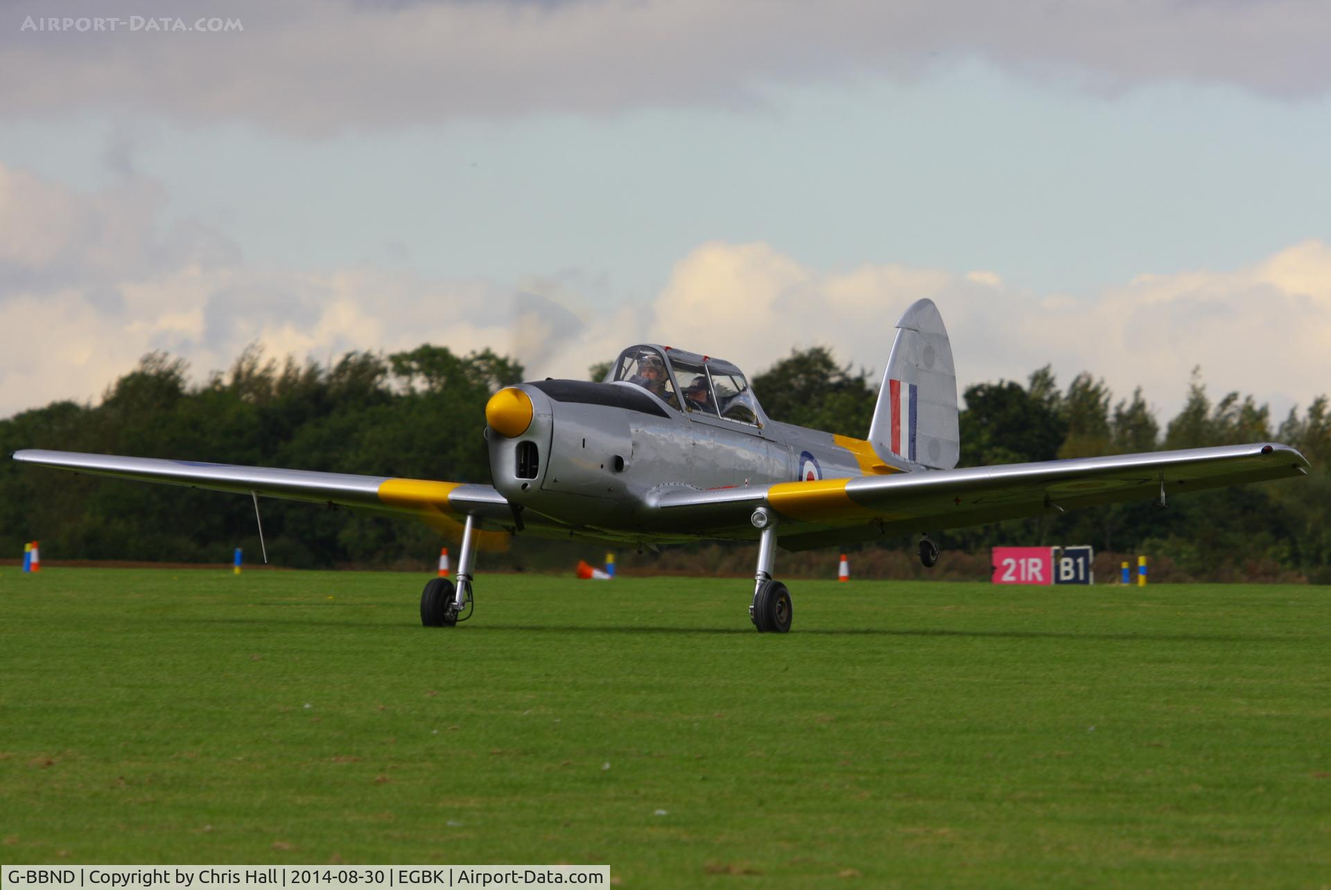 G-BBND, 1950 De Havilland DHC-1 Chipmunk T.10 C/N C1/0225, at the LAA Rally 2014, Sywell