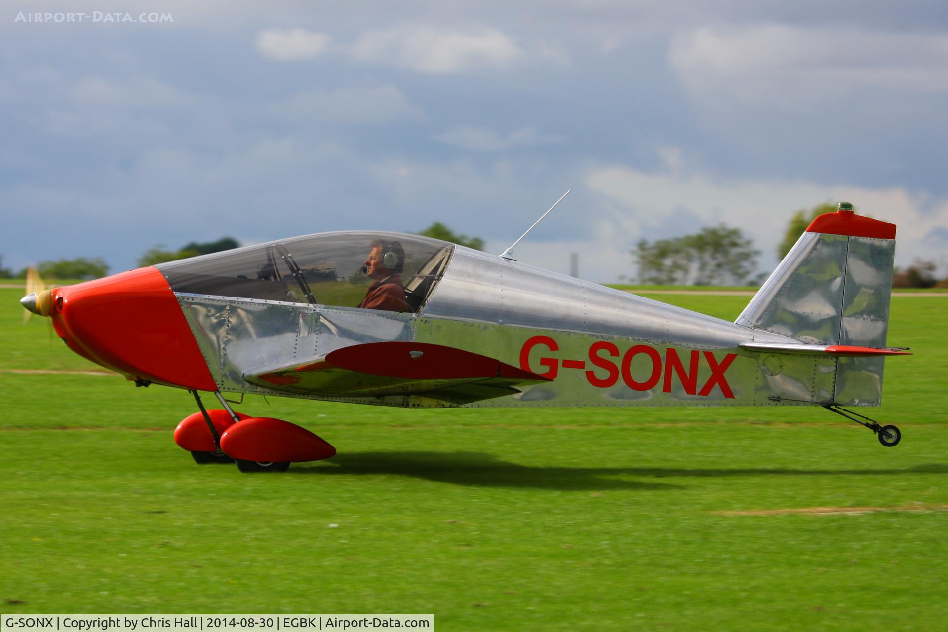G-SONX, 2010 Sonex Sonex C/N LAA 337-14776, at the LAA Rally 2014, Sywell