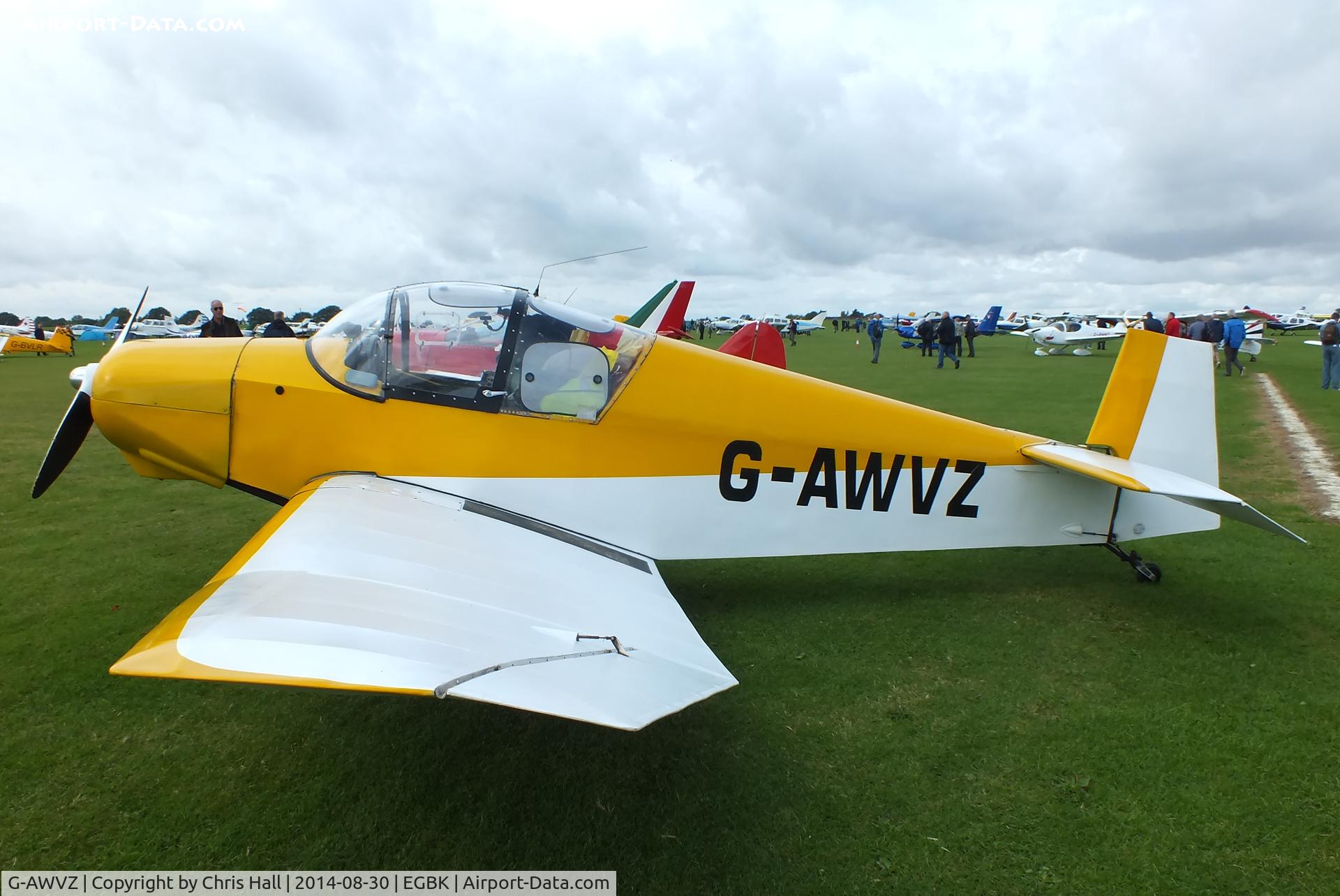 G-AWVZ, 1963 Jodel D-112 Club C/N 898, at the LAA Rally 2014, Sywell