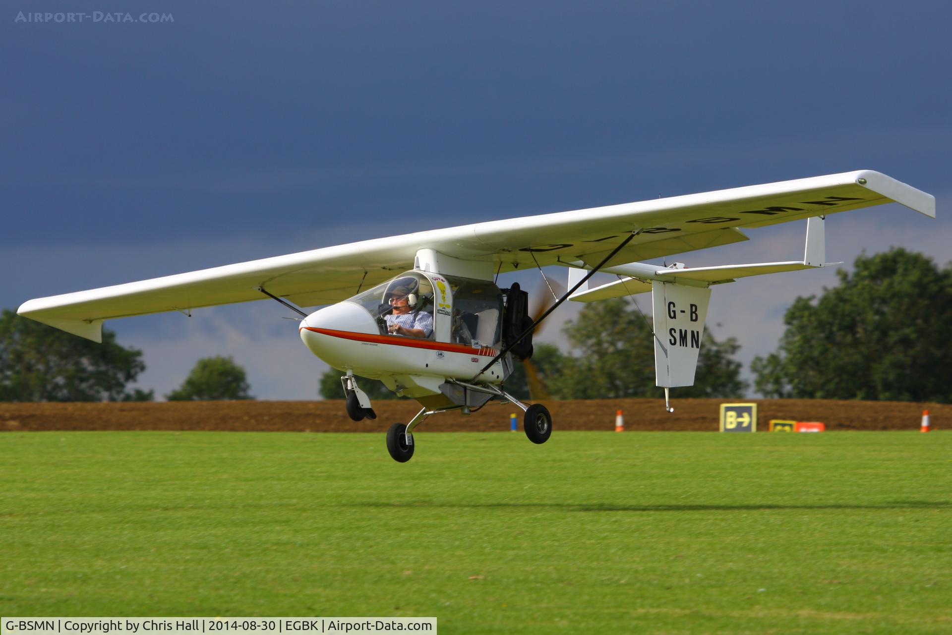 G-BSMN, 1990 CFM Streak Shadow C/N PFA 161-11656, at the LAA Rally 2014, Sywell