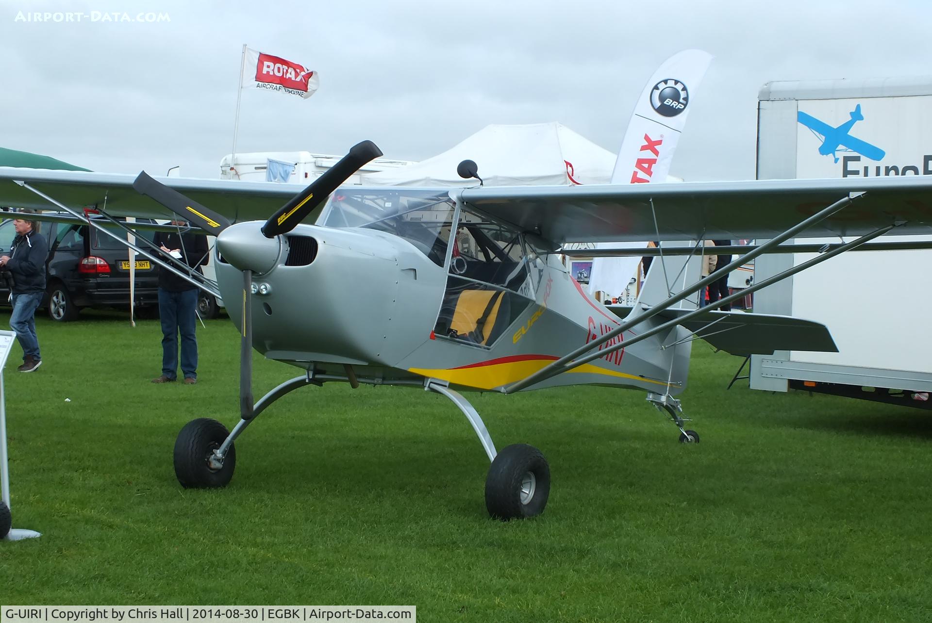 G-UIRI, 2013 Aeropro Eurofox 912 C/N LAA 376-15195, at the LAA Rally 2014, Sywell
