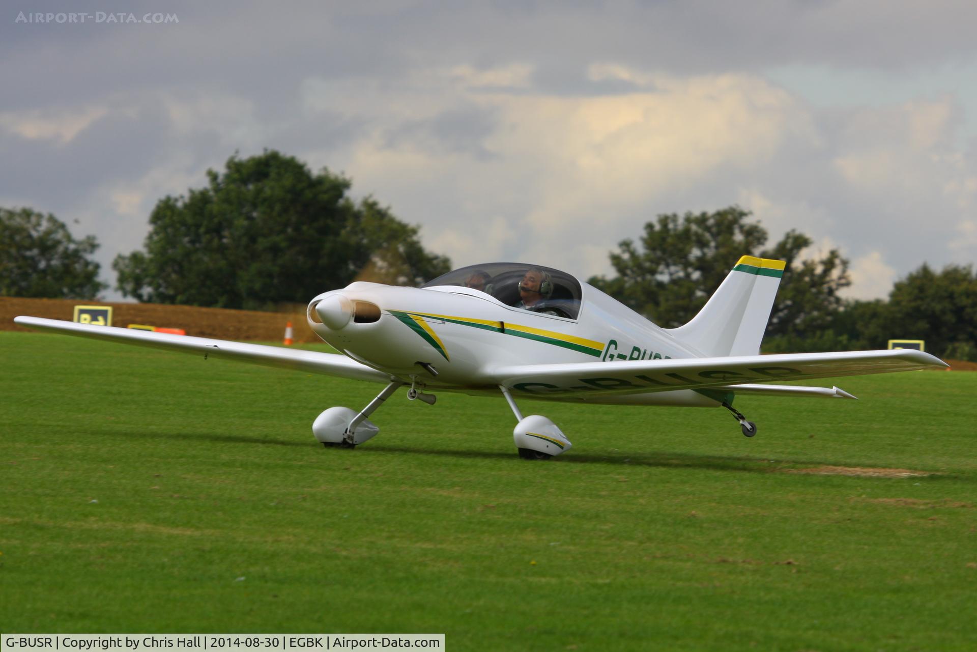 G-BUSR, 1995 Aero Designs Pulsar C/N PFA 202-12356, at the LAA Rally 2014, Sywell
