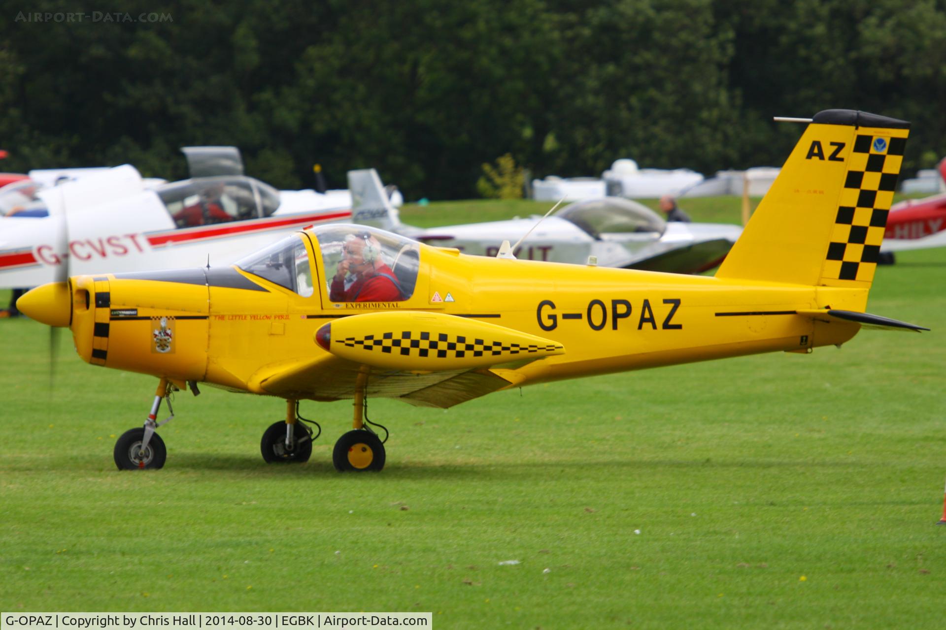 G-OPAZ, 2001 Pazmany PL-2 C/N PFA 069-10673, at the LAA Rally 2014, Sywell