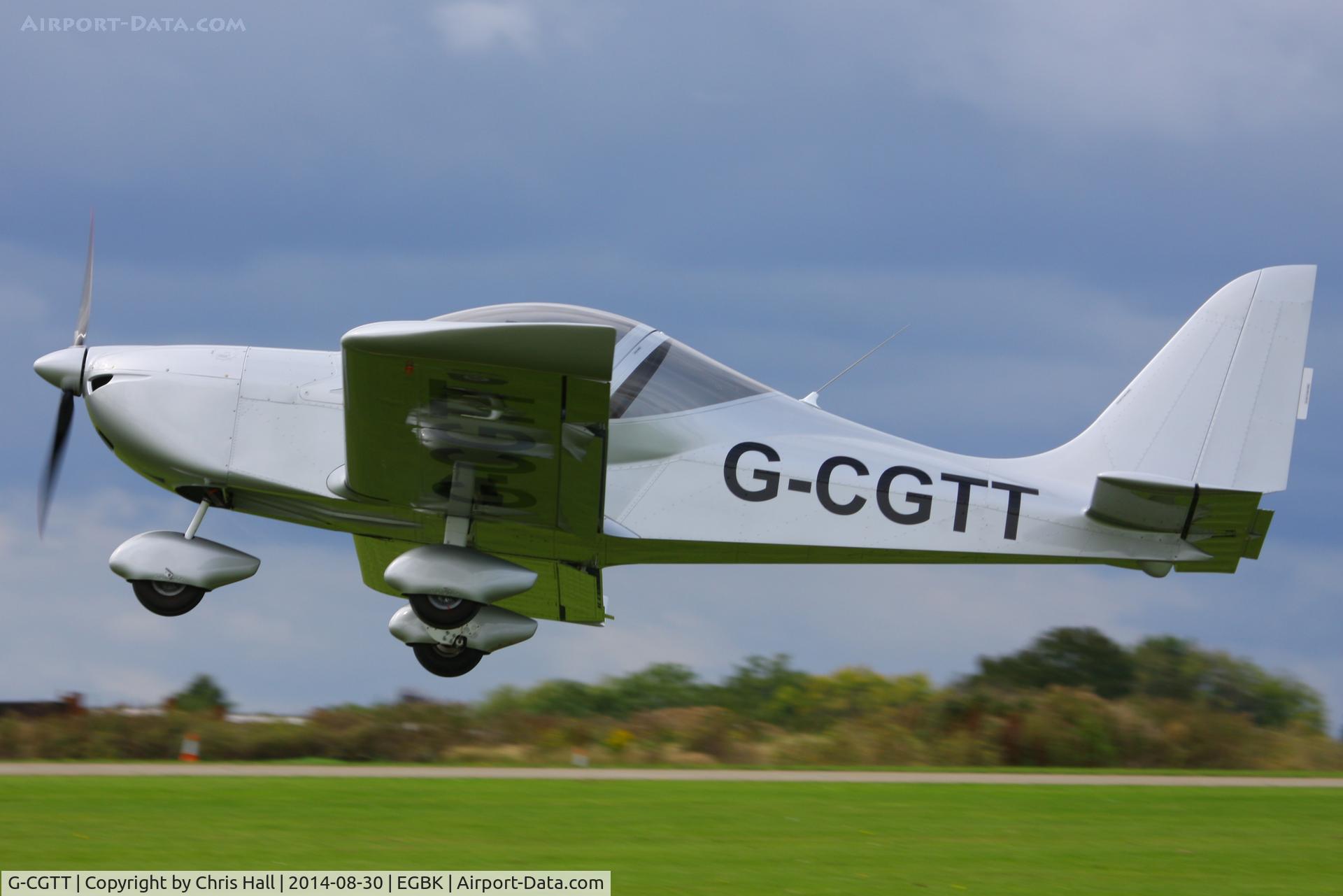 G-CGTT, 2011 Aerotechnik EV-97 Eurostar SL C/N LAA315B-14985, at the LAA Rally 2014, Sywell