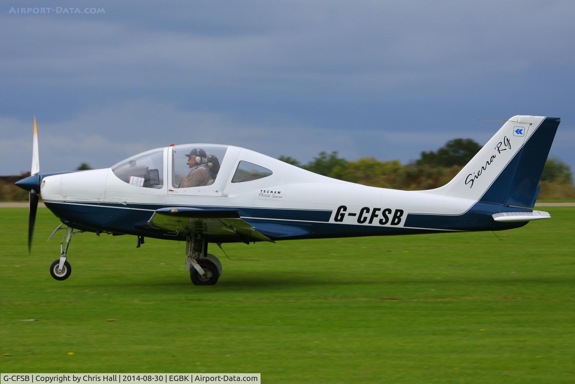 G-CFSB, 2008 Tecnam P-2002RG Sierra C/N LAA 333A-14864, at the LAA Rally 2014, Sywell