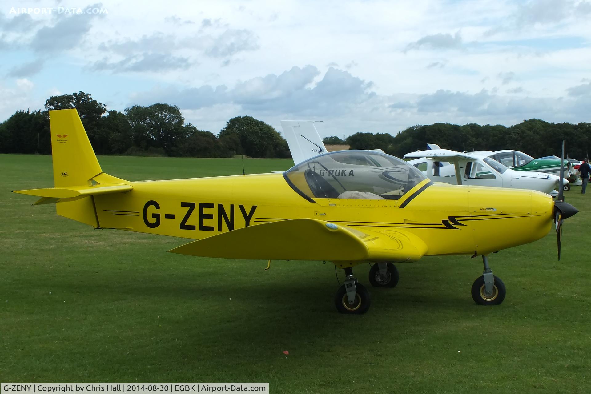 G-ZENY, 2008 Zenair CH-601 HD Zodiac C/N PFA 162-13668, at the LAA Rally 2014, Sywell