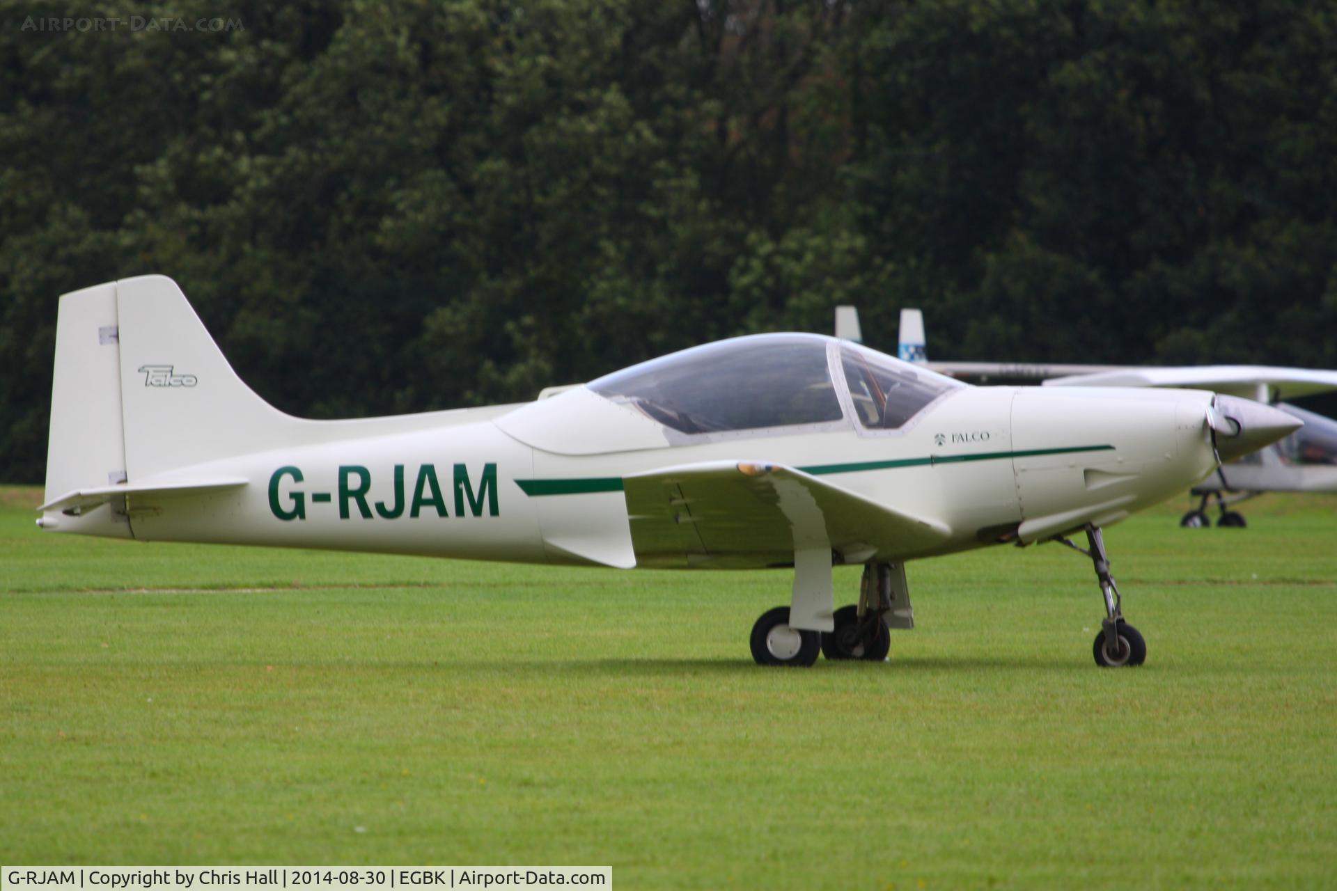 G-RJAM, 2012 Frati F-8L Falco C/N PFA 100-11665, at the LAA Rally 2014, Sywell