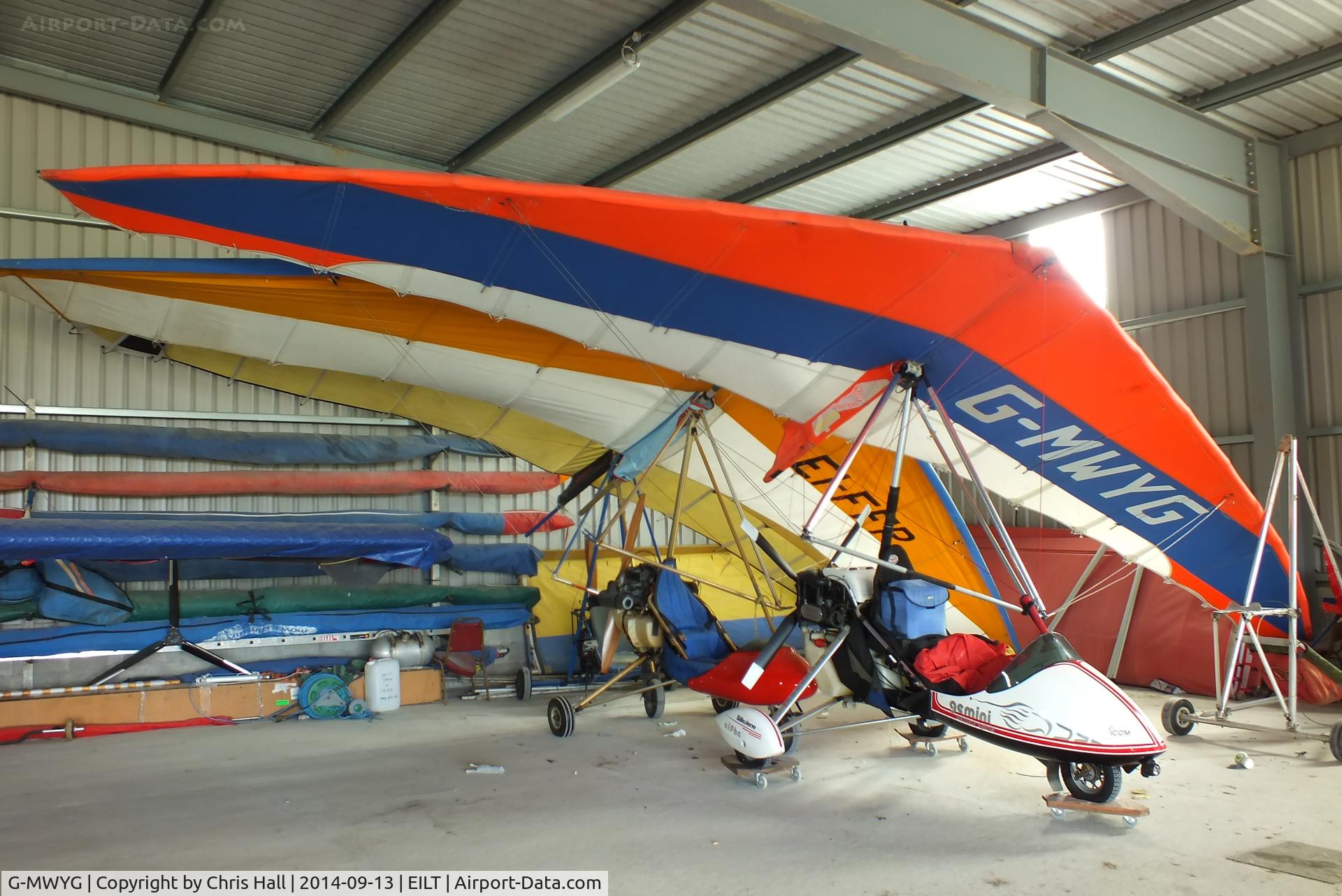 G-MWYG, 1992 Mainair Gemini Flash IIA C/N 884-0292-7-W679, at Limetree Airfield, Portarlington, Ireland