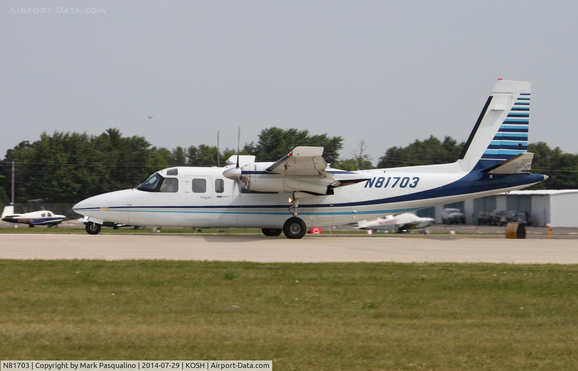 N81703, 1977 Rockwell International 690B C/N 11438, Rockwell 690B