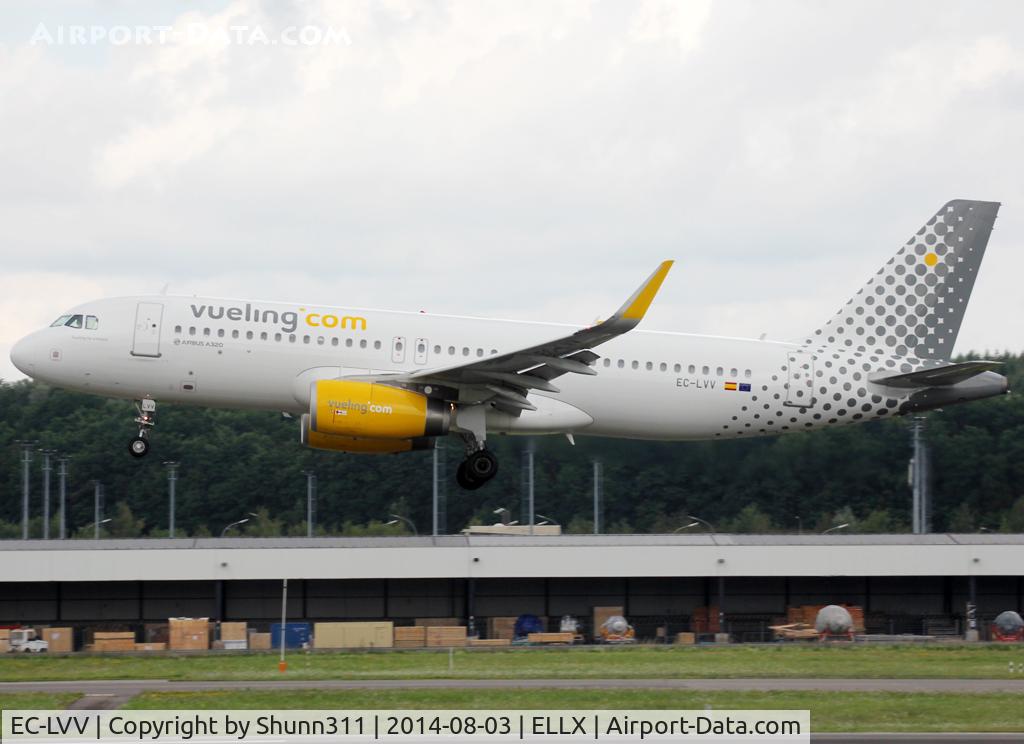 EC-LVV, 2013 Airbus A320-232 C/N 5620, Landing rwy 24
