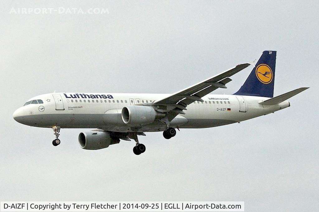 D-AIZF, 2010 Airbus A320-214 C/N 4289, Lufthansa - 2010 Airbus A320-214, c/n: 4289 - at Heathrow
