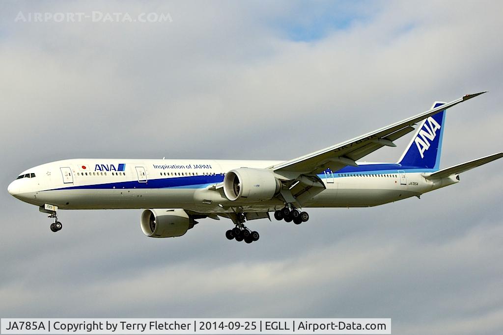 JA785A, 2010 Boeing 777-381/ER C/N 37951, All Nippon - 2010 Boeing 777-381ER, c/n: 37951 at Heathrow