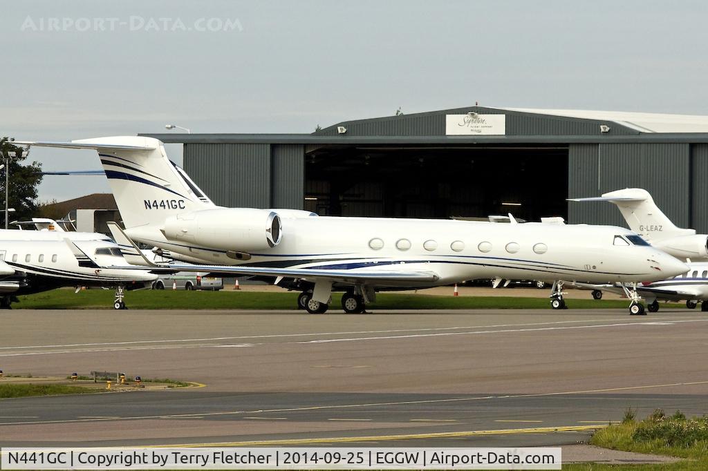 N441GC, 2013 Gulfstream Aerospace V-SP G550 C/N 5441, 2013 Gulfstream G550 (VSP), c/n: 5441 at Luton