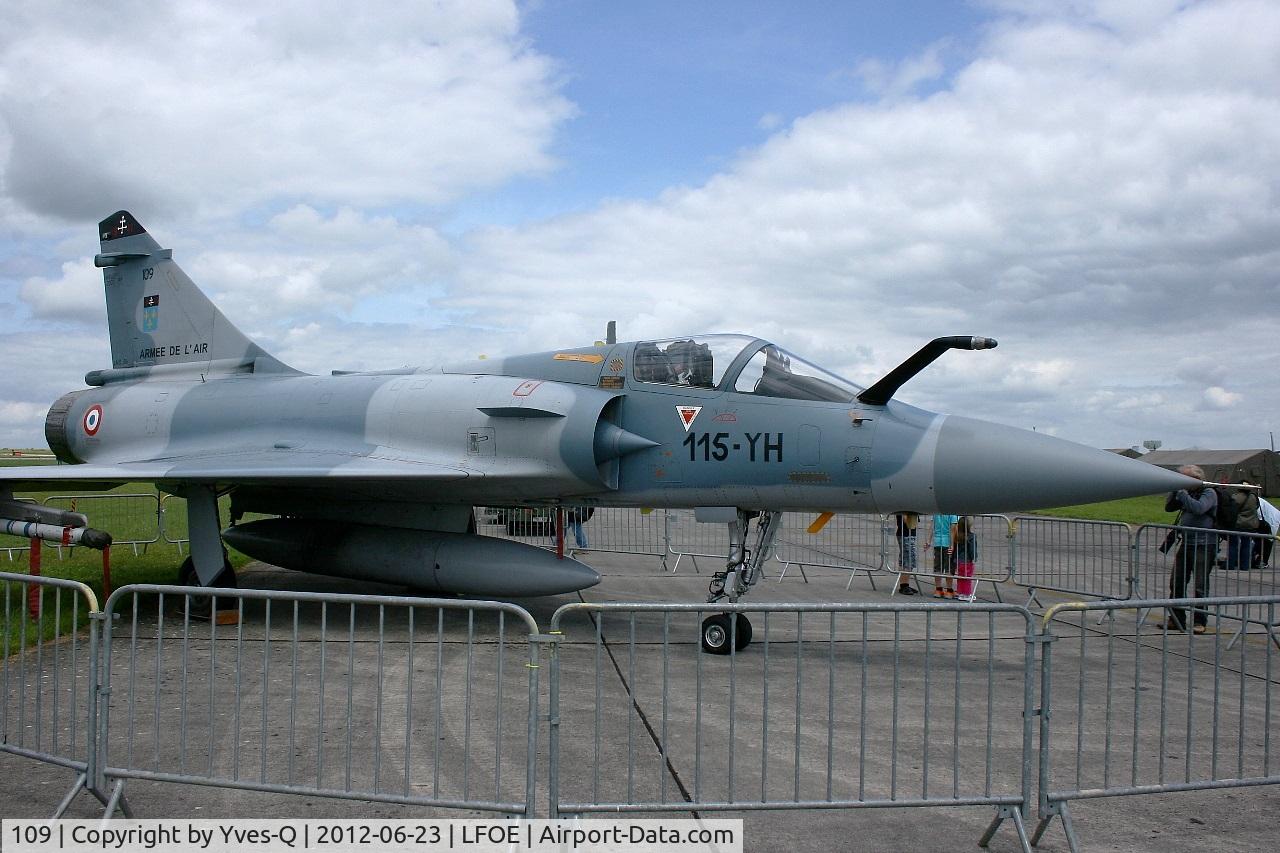 109, Dassault Mirage 2000C C/N 375, Dassault Mirage 2000C (115-YH), Static display, Evreux-Fauville AB 105 (LFOE) open day 2012