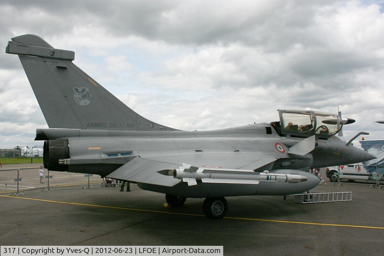 317, Dassault Rafale B C/N 317, Dassault Rafale B, Static display, Evreux-Fauville Air Base 105 (LFOE) open day 2012