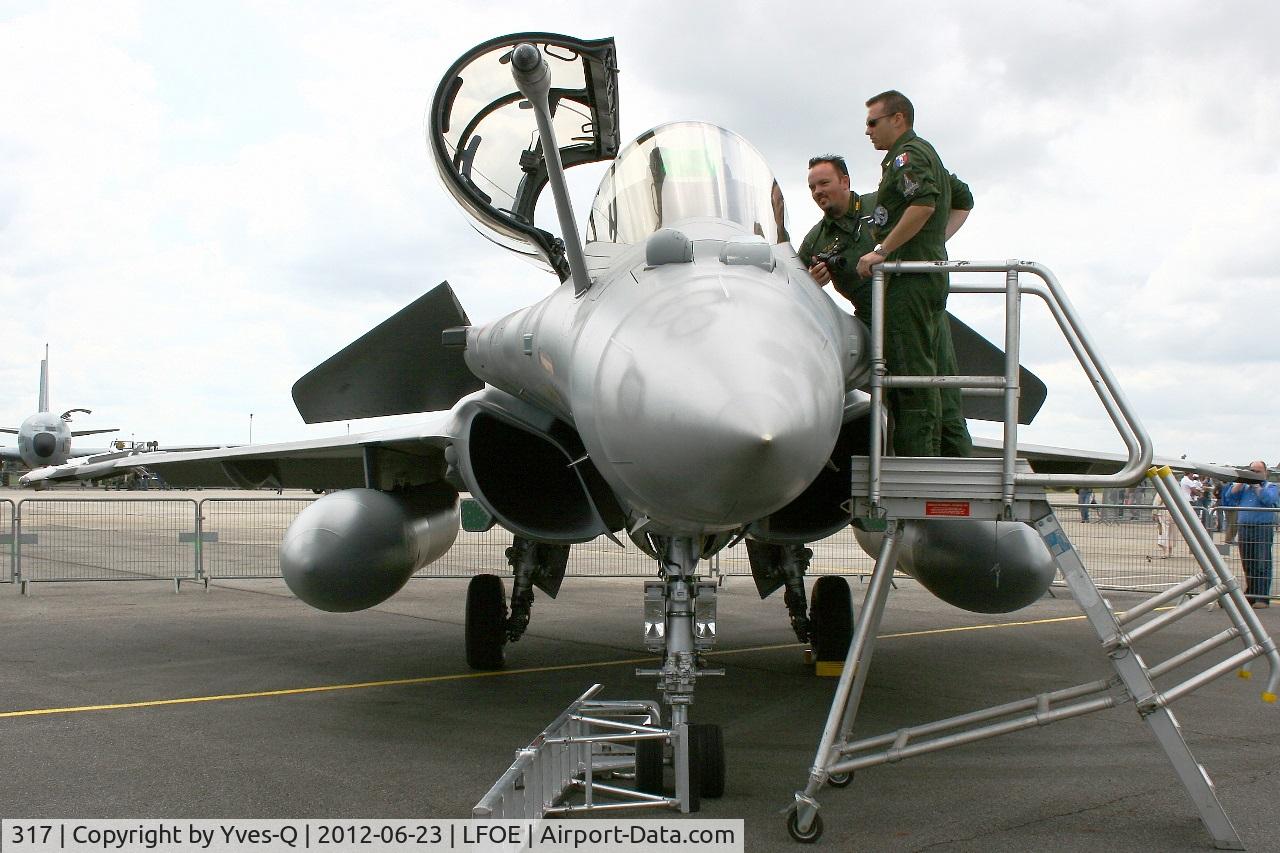 317, Dassault Rafale B C/N 317, Dassault Rafale B, Static display, Evreux-Fauville Air Base 105 (LFOE) open day 2012