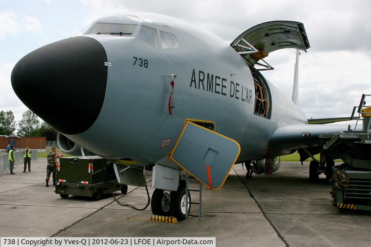 738, 1963 Boeing C-135FR Stratotanker C/N 18698, French Air Force Boeing C-135FR Stratotanker, static display Evreux-Fauville Air Base 105 (LFOE)