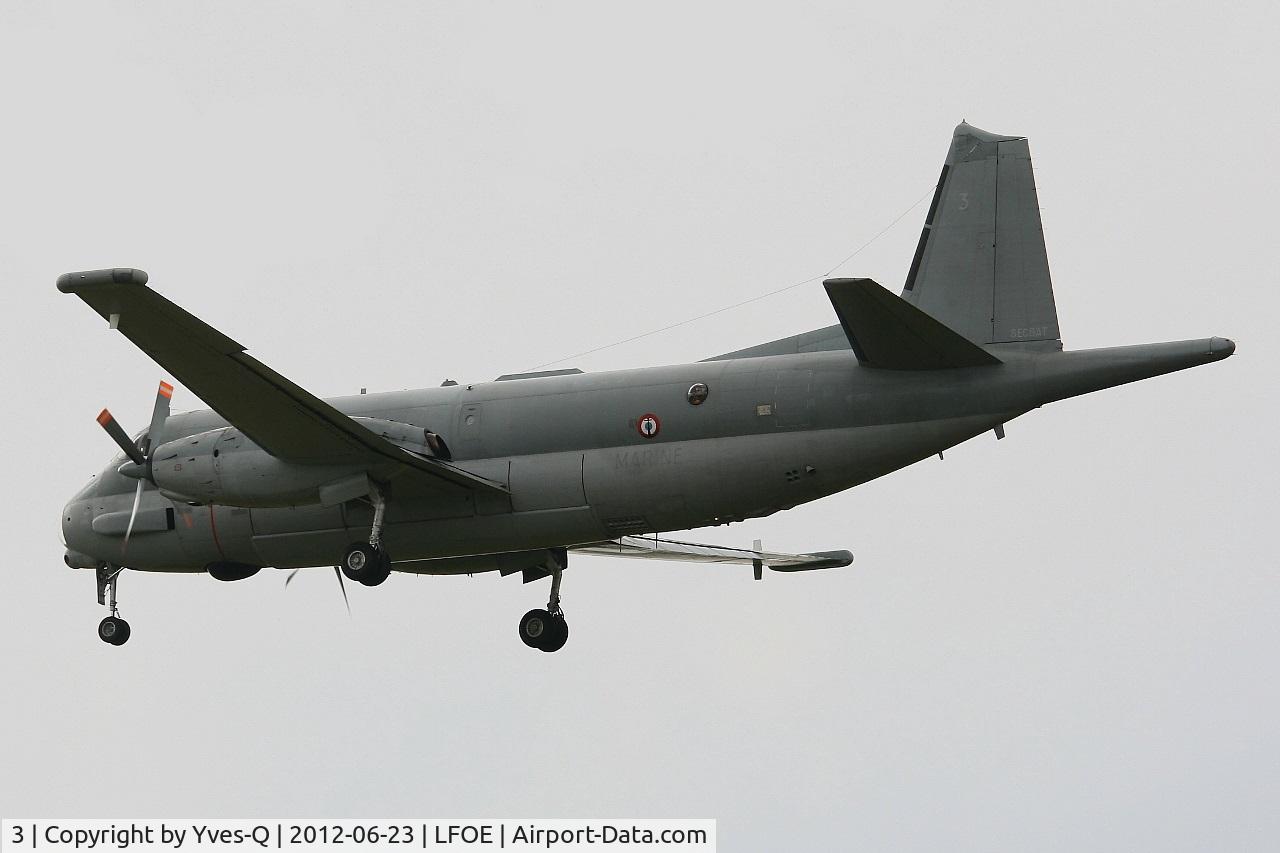 3, Dassault ATL-2 Atlantique 2 C/N 3, French Naval Aviation Dassault Atlantique II (ATL-2), Solo display, Evreux-Fauville AB 105 (LFOE) open day 2012