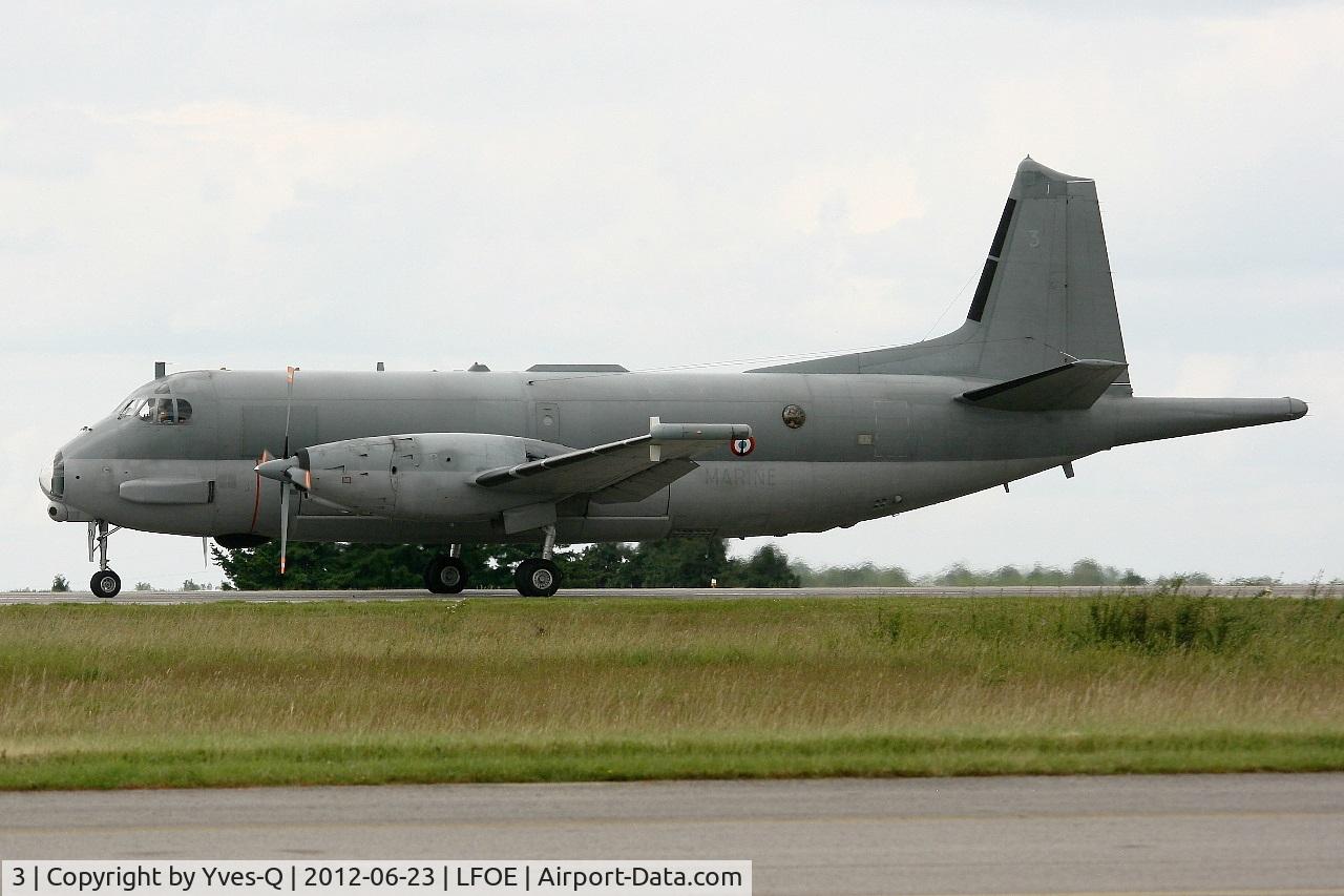 3, Dassault ATL-2 Atlantique 2 C/N 3, French Naval Aviation Dassault Atlantique II (ATL-2), Landing rwy 22, Evreux-Fauville AB 105 (LFOE) open day 2012