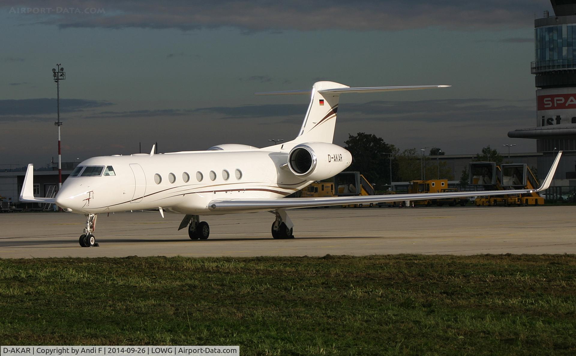D-AKAR, 2012 Gulfstream Aerospace GV-SP (G550) C/N 5409, DC Aviation Gulfstream G550
