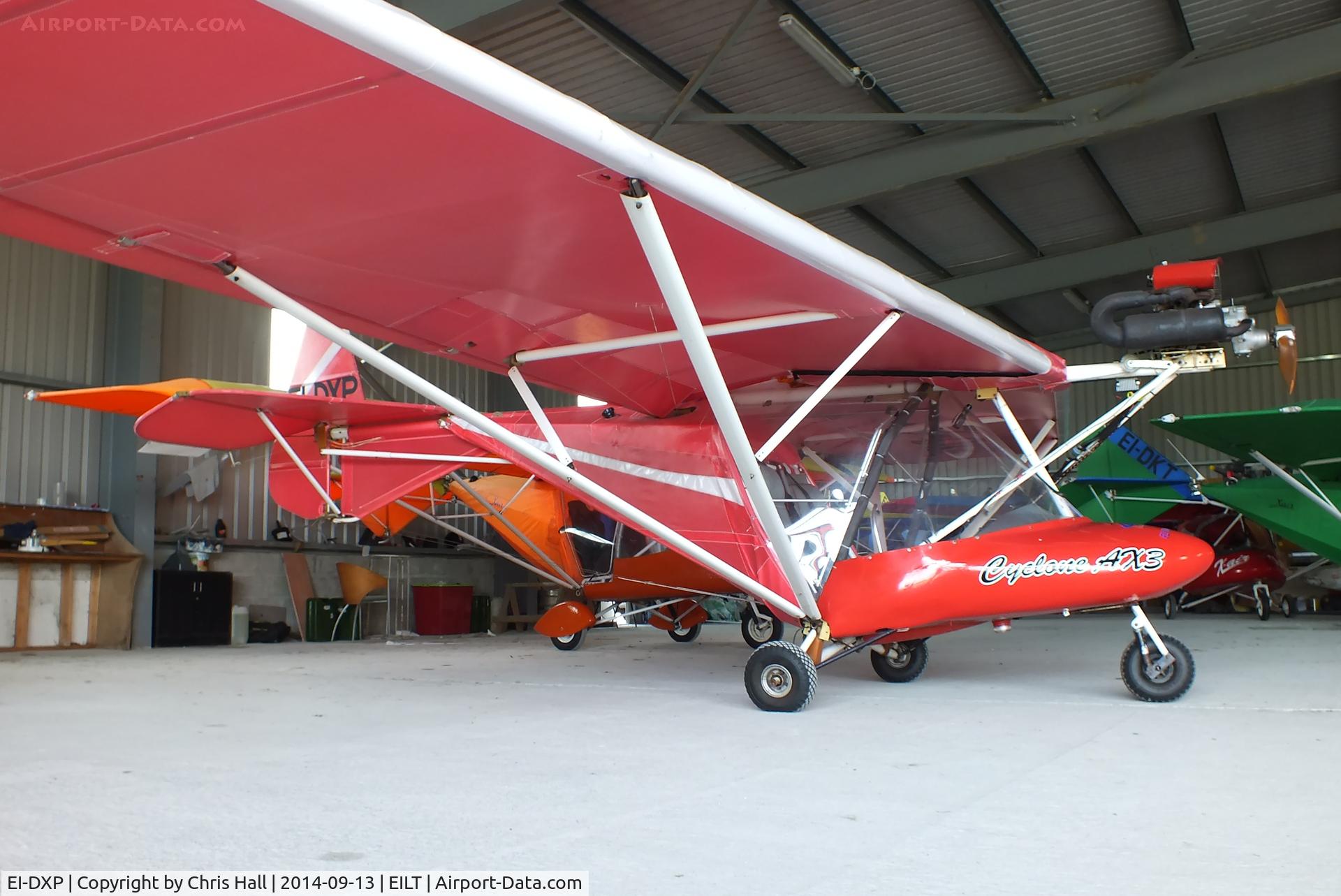 EI-DXP, 1996 Cyclone Airsports AX3/503 C/N 7252, at Limetree Airfield, Portarlington, Ireland