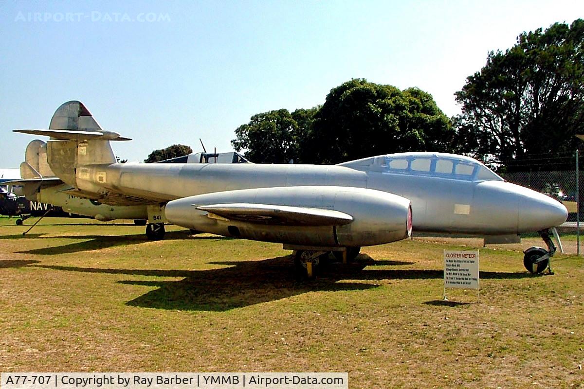 A77-707, Gloster Meteor T.7 C/N WH118, Gloster Meteor T.7 [WH118] (Australian National Air Museum) Melbourne-Moorabbin~VH 21/03/2007