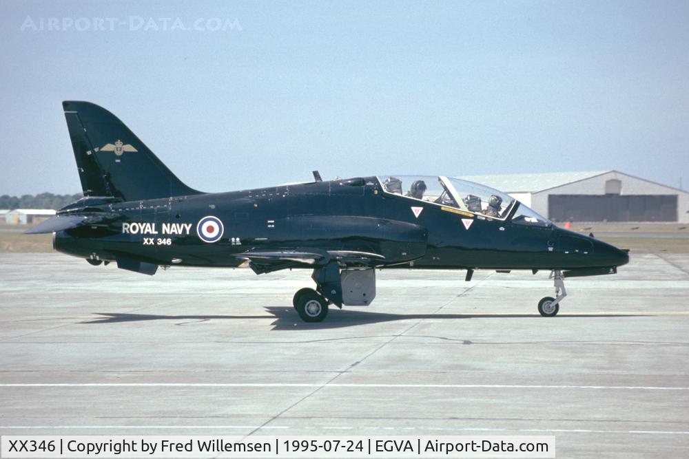 XX346, 1981 Hawker Siddeley Hawk T.1A C/N 195/312170, FRADU aircraft