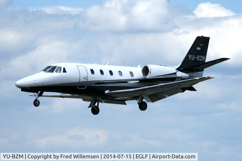YU-BZM, 2009 Cessna 560XLS Citation Excel+ C/N 560-6037, 