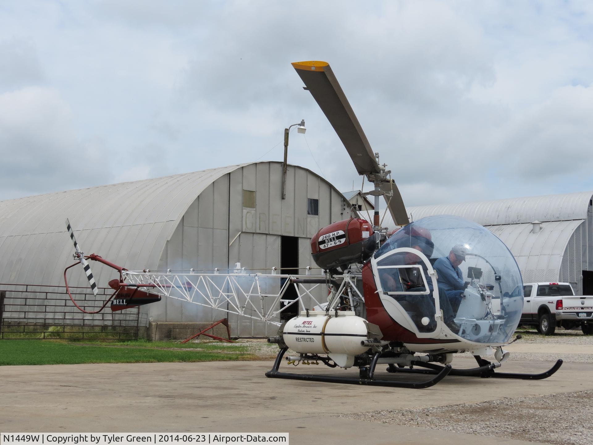 N1449W, 1969 Bell 47G-5 C/N 7931, Fresh 1200 Hour Overhaul, New Paint 2014