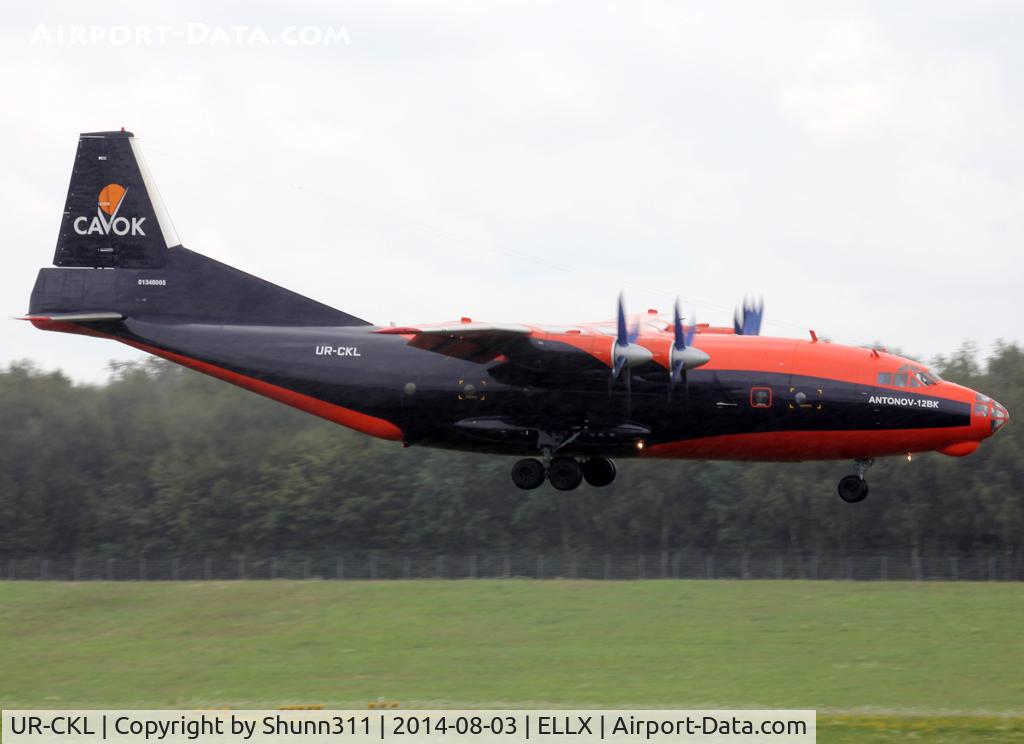 UR-CKL, 1971 Antonov An-12BP C/N 01348005, Landing rwy 24
