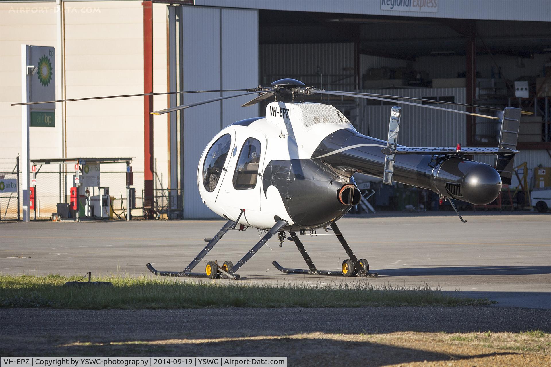 VH-EPZ, 1992 McDonnell Douglas MD-520N C/N LN053, Gunn Resources (VH-EPZ) McDonnell Douglas Helicopters MD-520N at Wagga Wagga Airport.