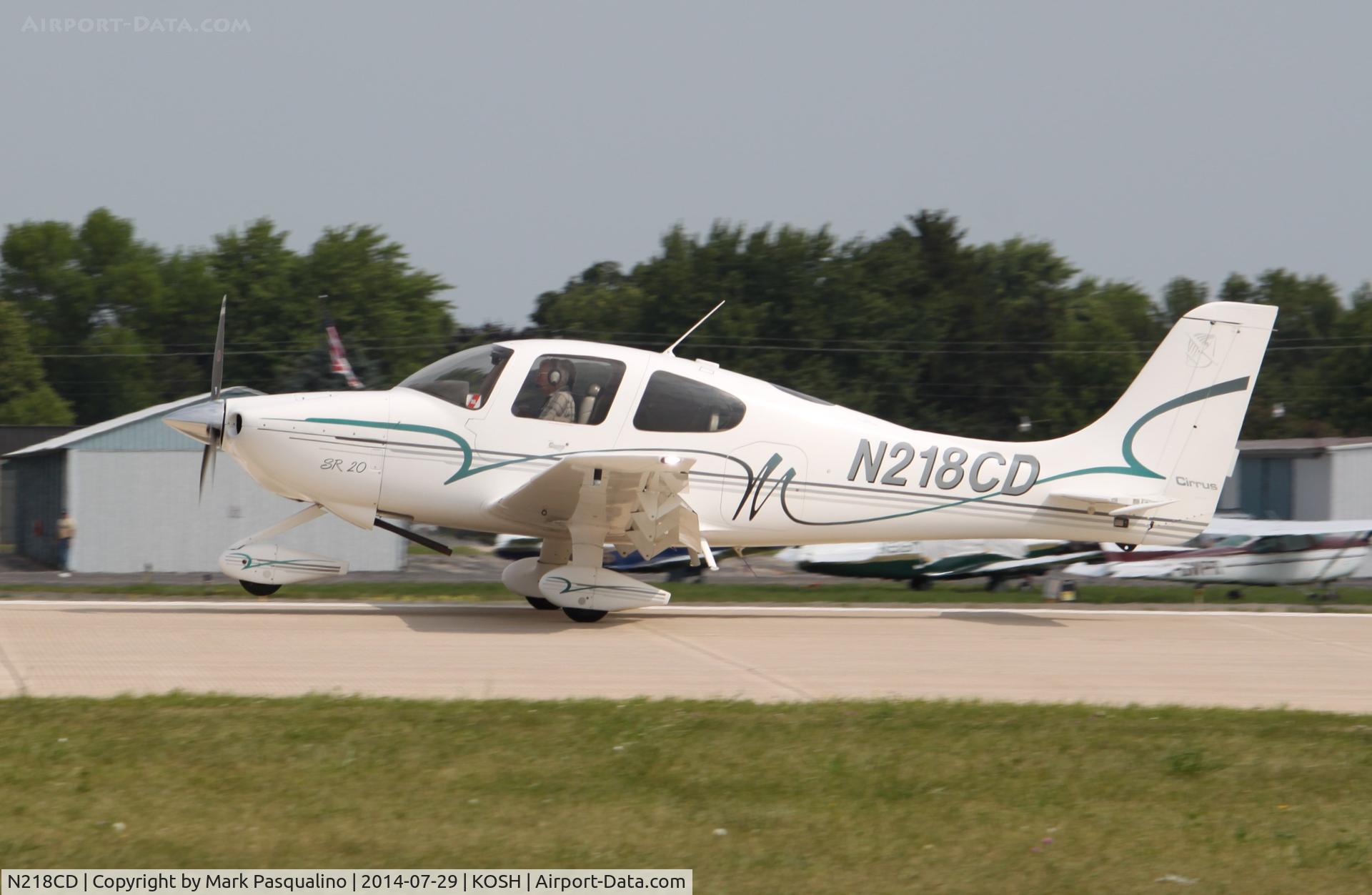 N218CD, 2001 Cirrus SR20 C/N 1123, Cirrus SR20