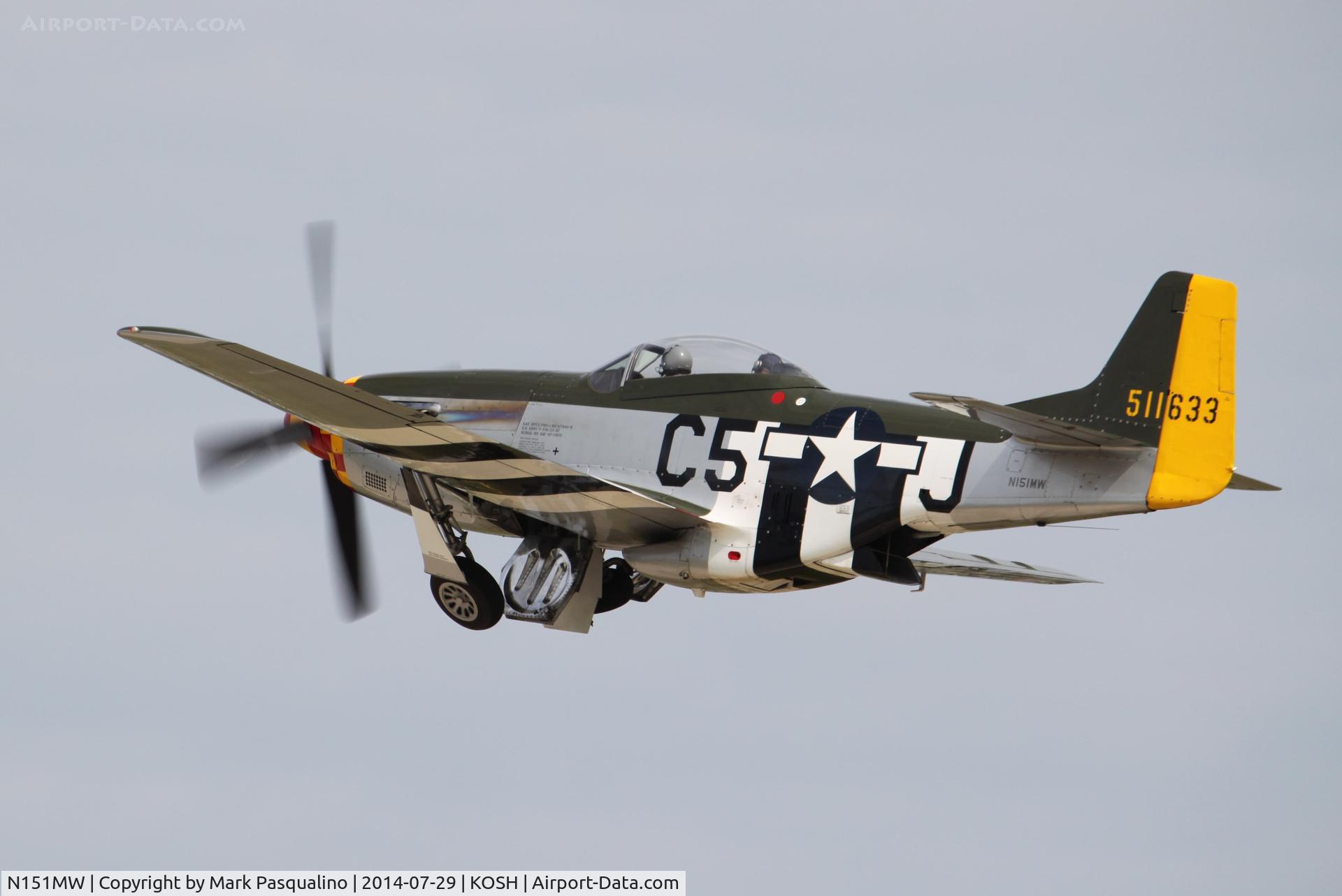 N151MW, 1945 North American P-51D Mustang C/N 124-48386, North American P-51D