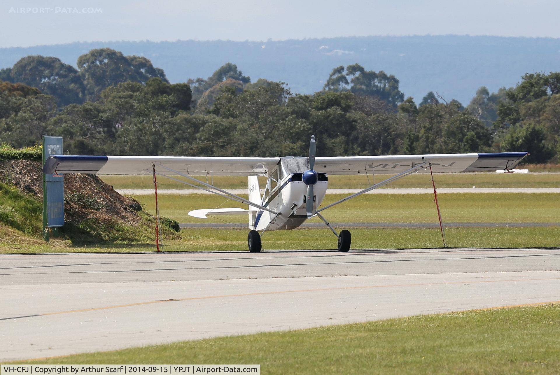 VH-CFJ, 2001 American Champion 8GCBC Scout C/N 430-2001, Jandakot Airport WA 15/09/2014