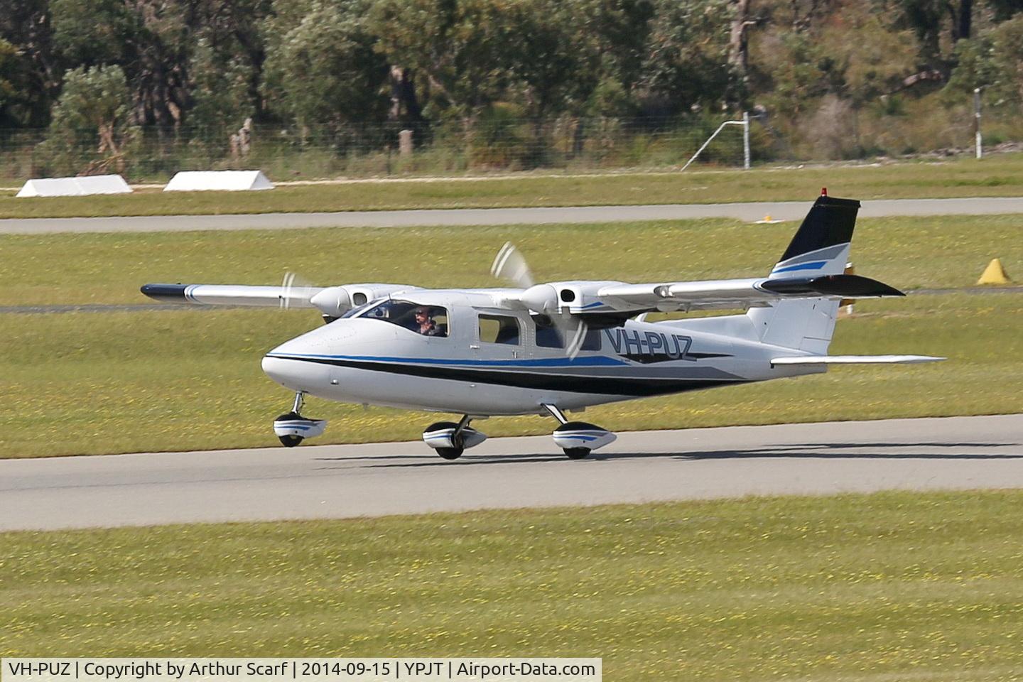 VH-PUZ, 1982 Partenavia P-68C C/N 268, Jandakot Airport WA 15/09/2014