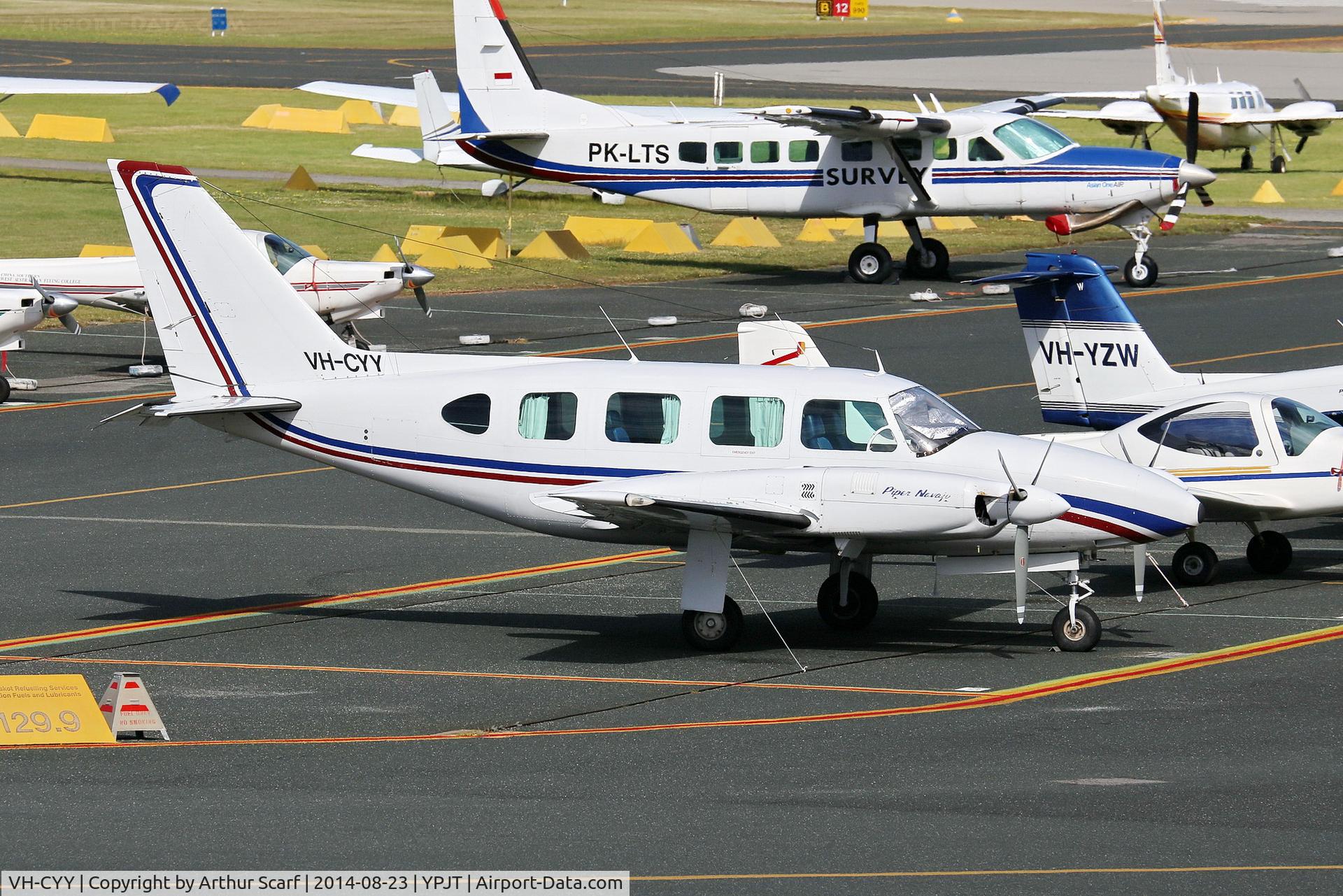 VH-CYY, 1974 Piper PA-31-310 Turbo Navajo Navajo C/N 31-7401241, Jandakot Airport WA 23/08/2014