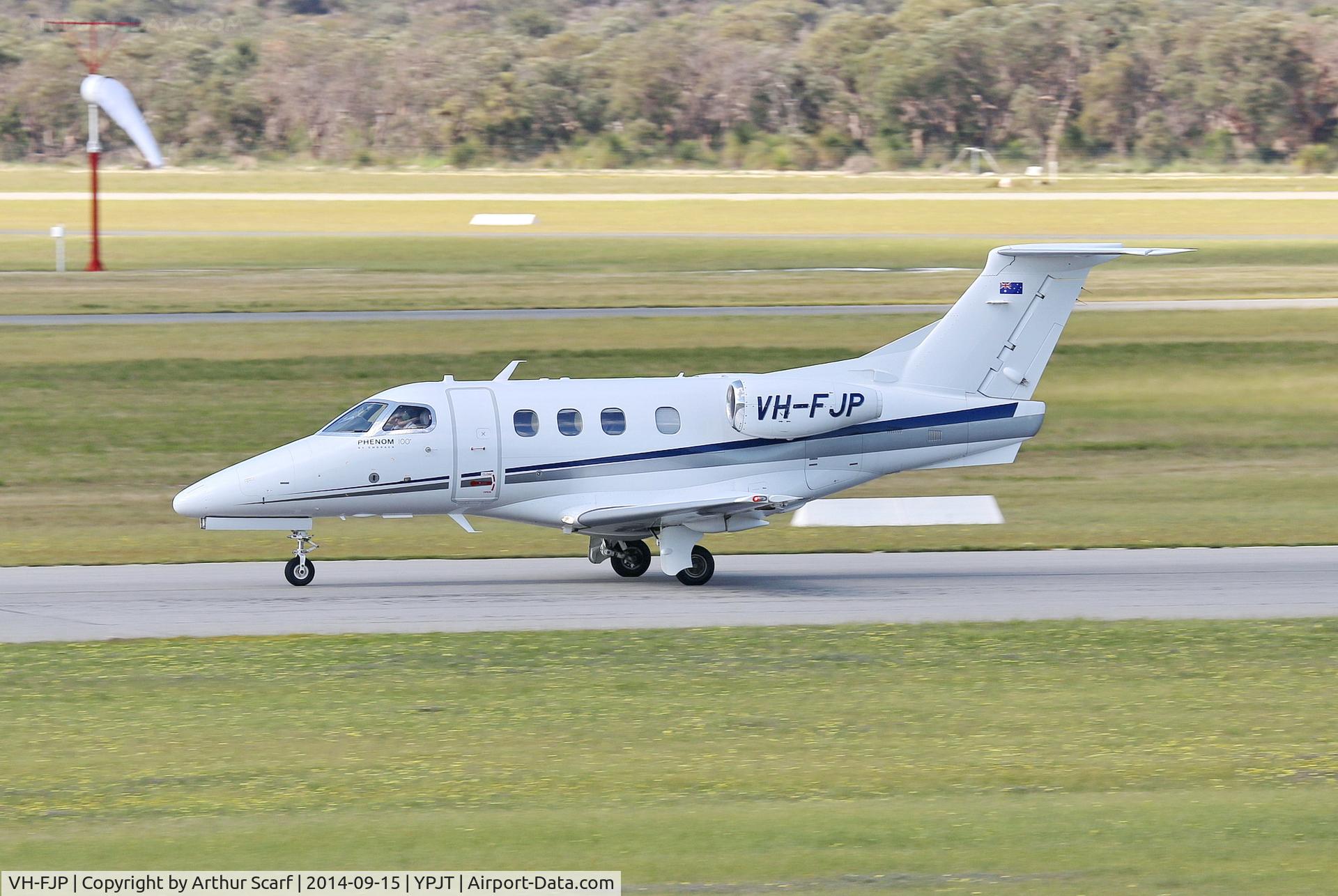 VH-FJP, 2011 Embraer EMB-500 Phenom 100 C/N 50000237, Jandakot Airport WA 15/09/2014