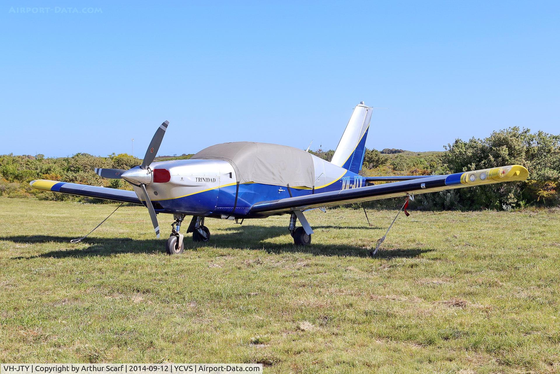 VH-JTY, 1985 Socata TB-20 C/N 516, Cervantes Airport WA Cessna 182 Association of Australia fly in 2014