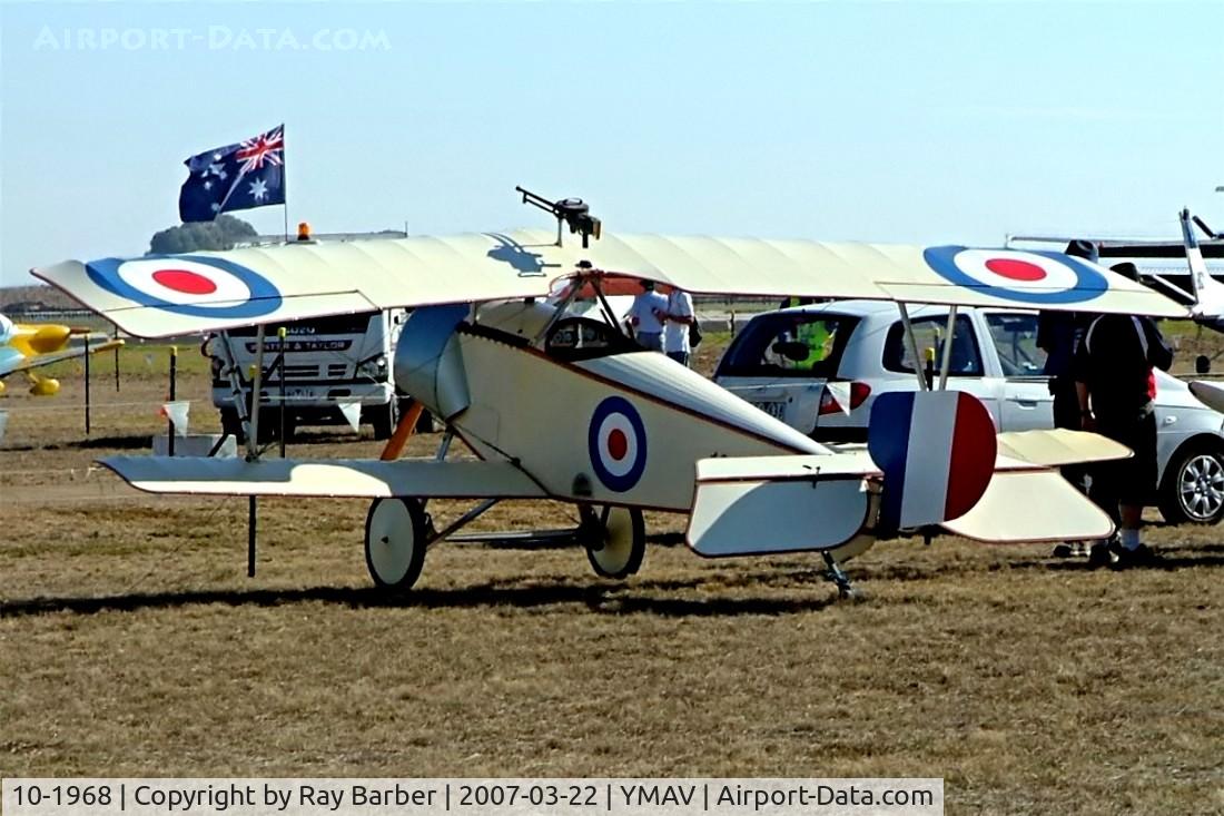 10-1968, Nieuport 11 Replica C/N Not found 10-1968, Nieuport II Replica [002] Avalon~VH 22/03/2007
