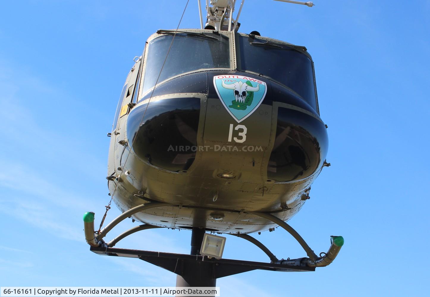 66-16161, 1966 Bell UH-1H Iroquois C/N 5855, UH-1H at Battleship Alabama Memorial