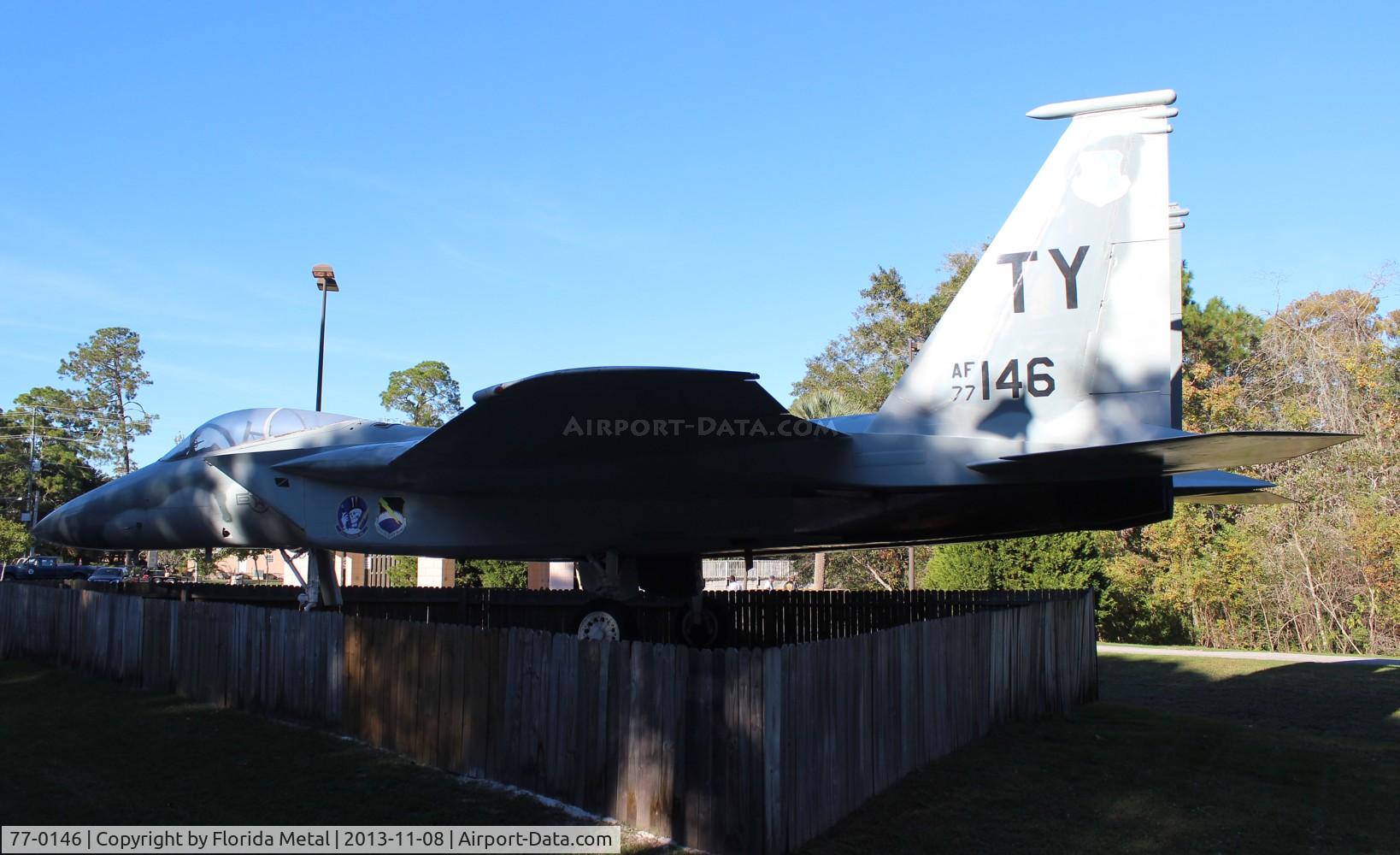 77-0146, 1977 McDonnell Douglas F-15A Eagle C/N 0436/A358, F-15A Eagle in a park near Panama City FL