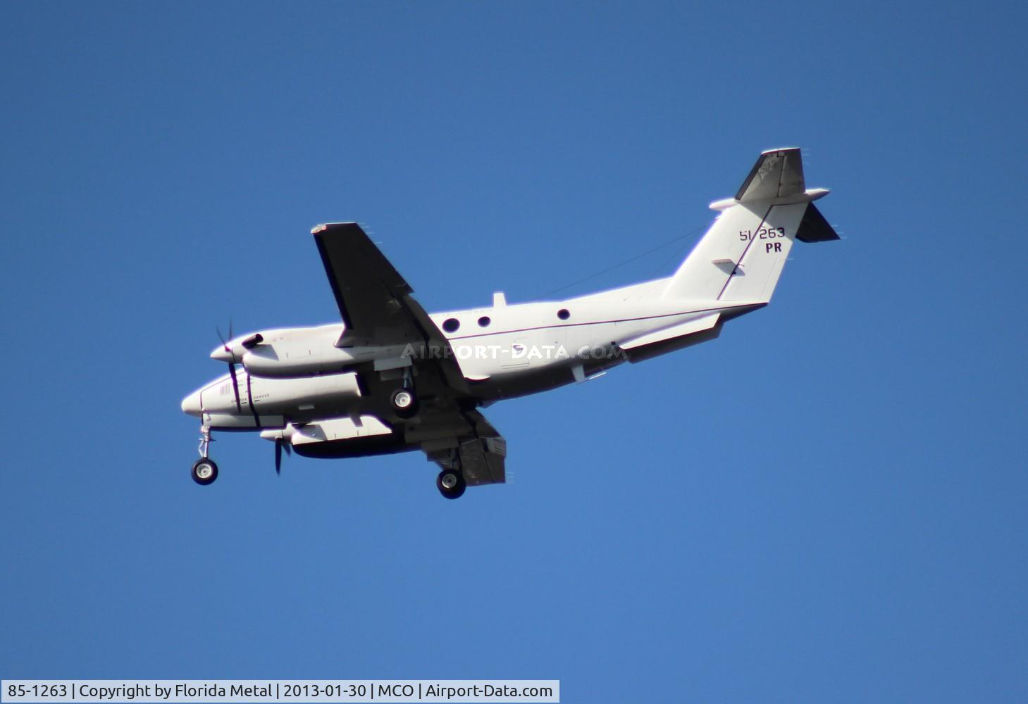 85-1263, 1985 Beech C-12F Huron C/N BP-054, C-12F Huron