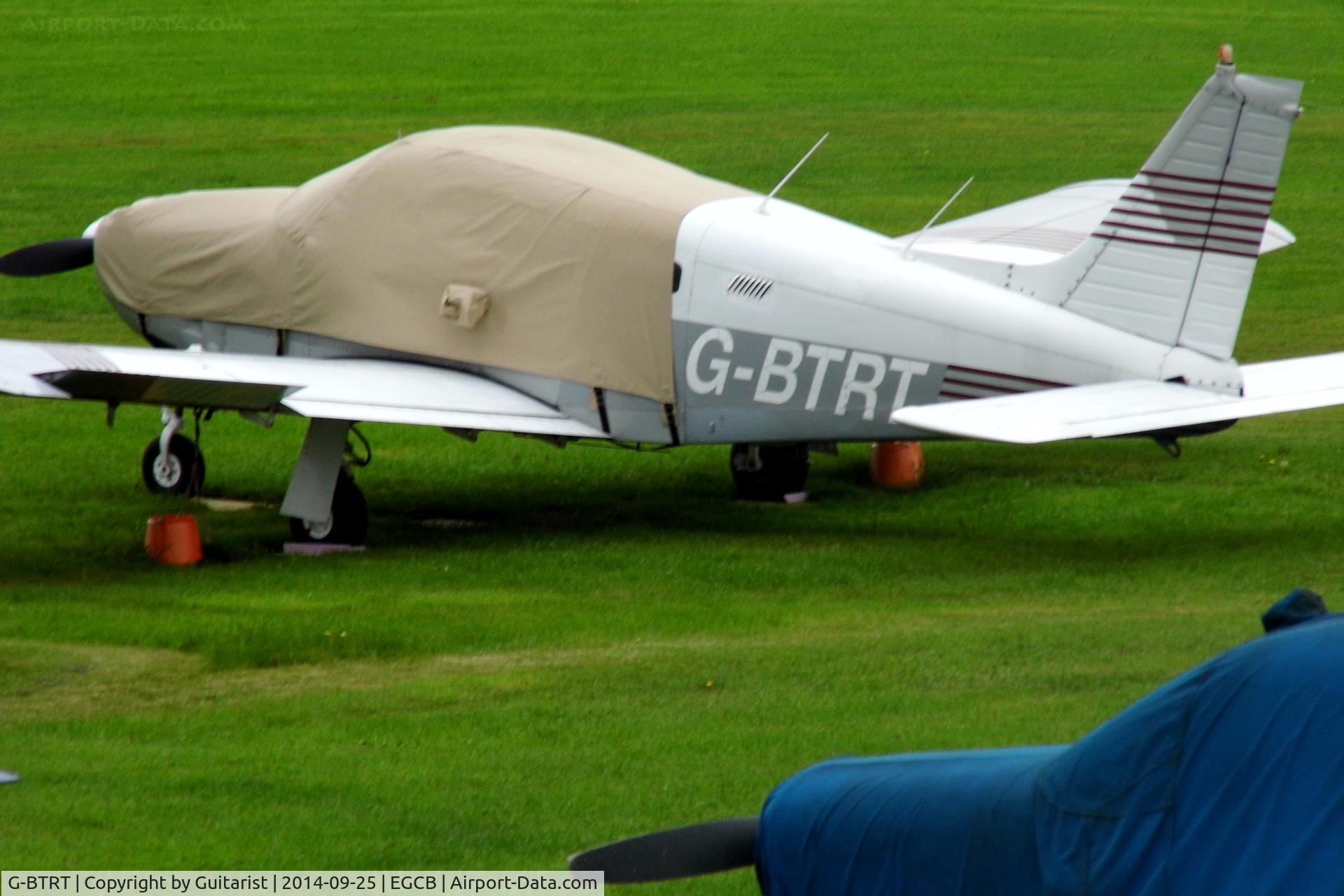 G-BTRT, 1975 Piper PA-28R-200 Cherokee Arrow C/N 28R-7535270, At the City Airport Manchester