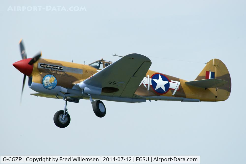 G-CGZP, 1942 Curtiss P-40F Warhawk C/N 19503, 